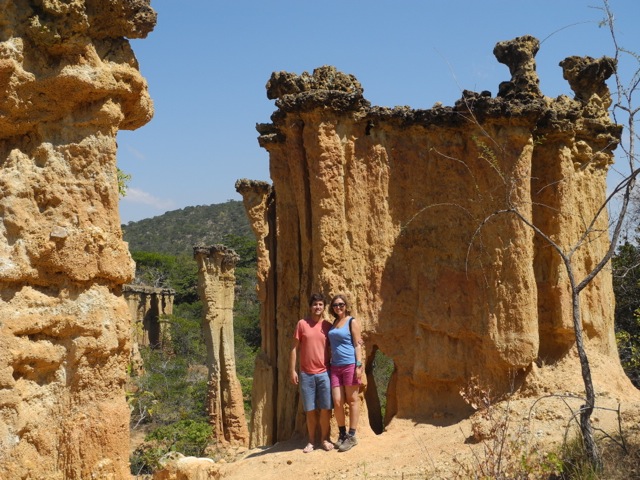 Natural pillars, Isimila Stone Age Site, Iringa, Tanzania