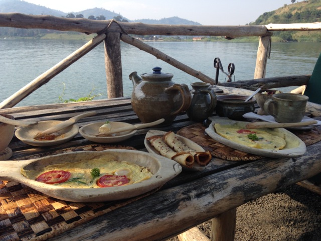 Paradis Malahide breakfast, Gisenyi, Rwanda