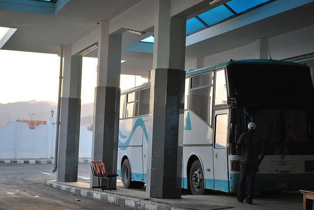 Bus Station in Sharm el-Sheikh, Egypt | www.nonbillablehours.com