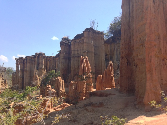 Natural pillars, Isimila Stone Age Site, Iringa, Tanzania