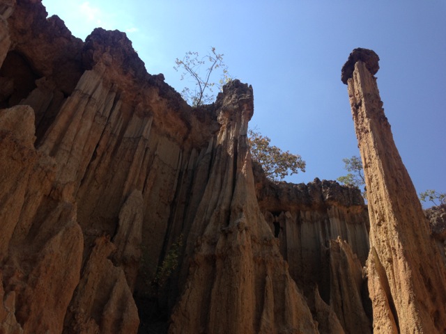 Natural pillars, Isimila Stone Age Site, Iringa, Tanzania