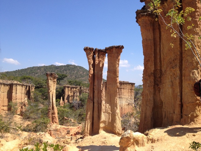 Natural pillars, Isimila Stone Age Site, Iringa, Tanzania