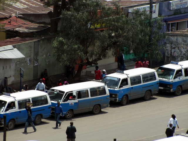Shared taxis, Addis Ababa, Ethiopia