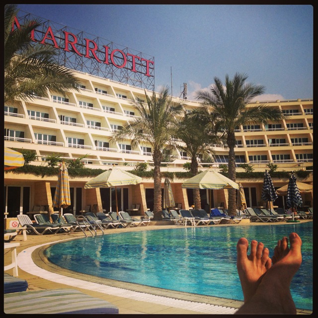 JW Marriott Pool, Cairo, Egypt | www.nonbillablehours.com