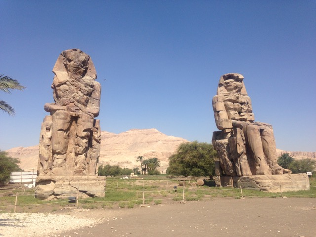 Colossi of Memon, Theban Necropolis, Egypt | www.nonbillablehours.com