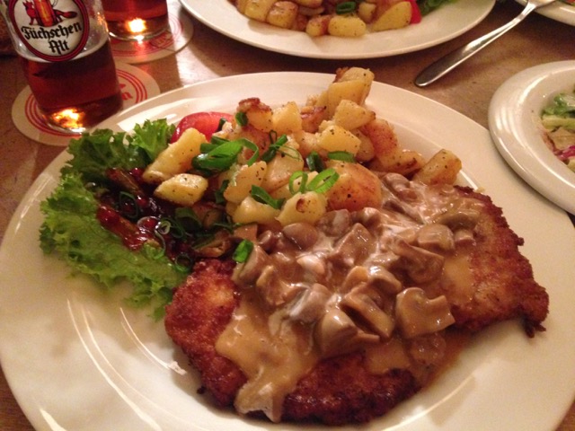 Schnitzel @ Füchschen Alt, Dusseldorf, Germany - www.nonbillablehours.com